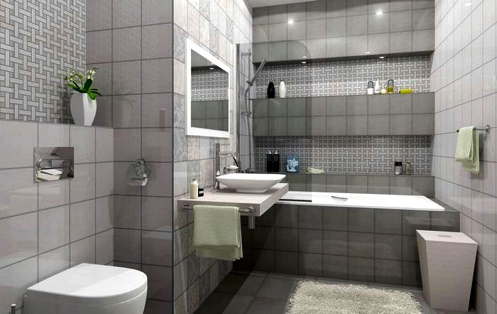 Плитка в ванной – красиво, практично и долговечно
