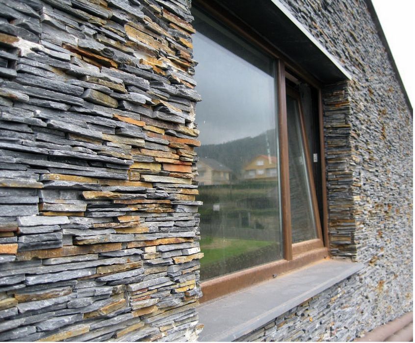 Как подобрать природный камень для внешнего фасада здания?