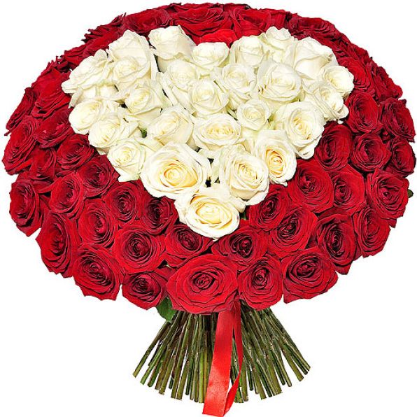 Шикарний подарунок - букет із 101 троянди